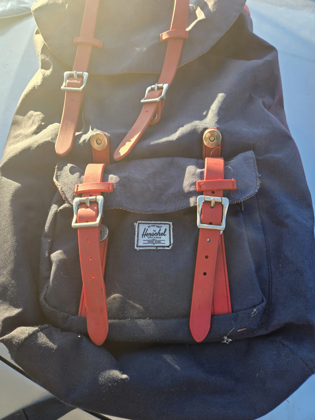 Herschel Backpack - Red & Navy