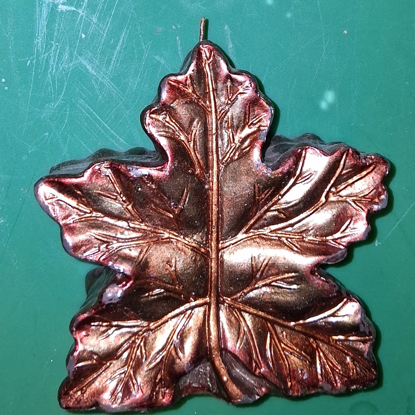 Maple Leaf Candle