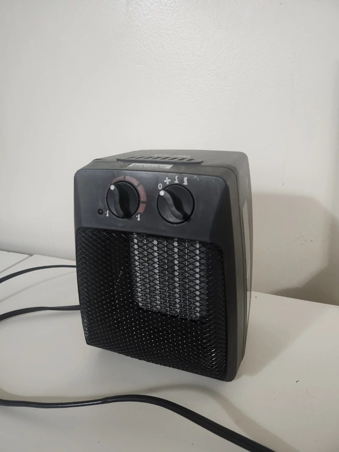 Black Portable Space Heater