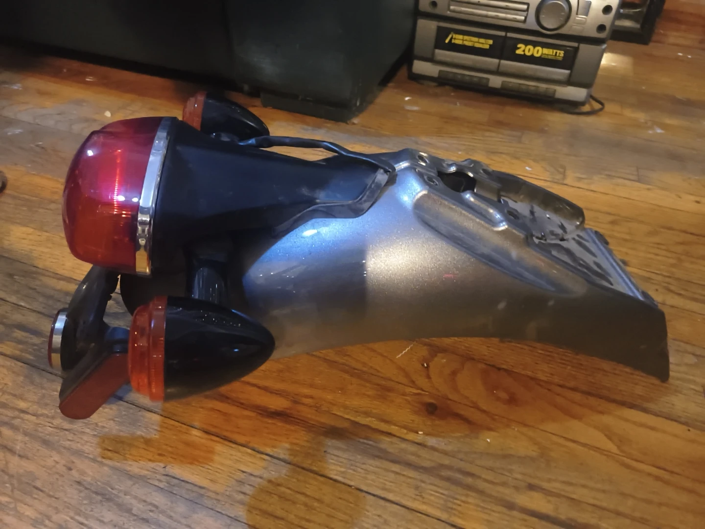 Motorcycle Fender with Taillight and Turn Signals - photo 3