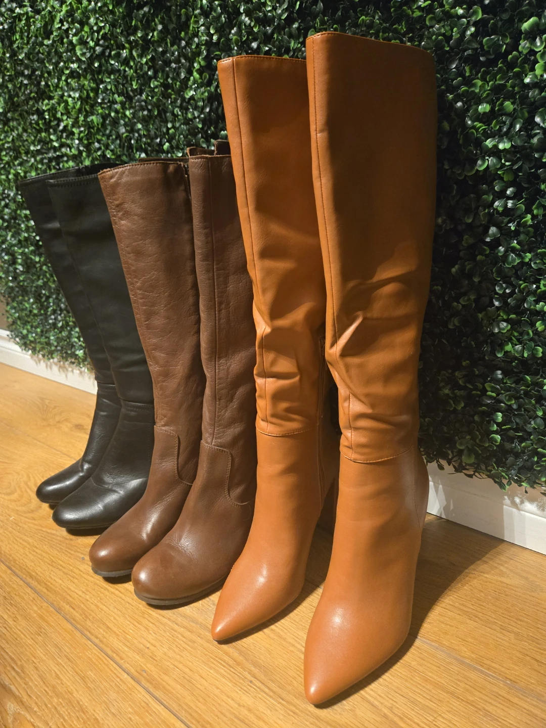 Knee High Boots - Black, Brown, Tan - photo 3