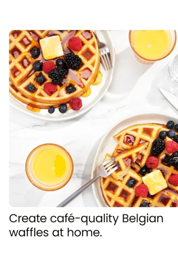 Chefman Anti-Overflow Belgian Waffle Maker-New - photo 2