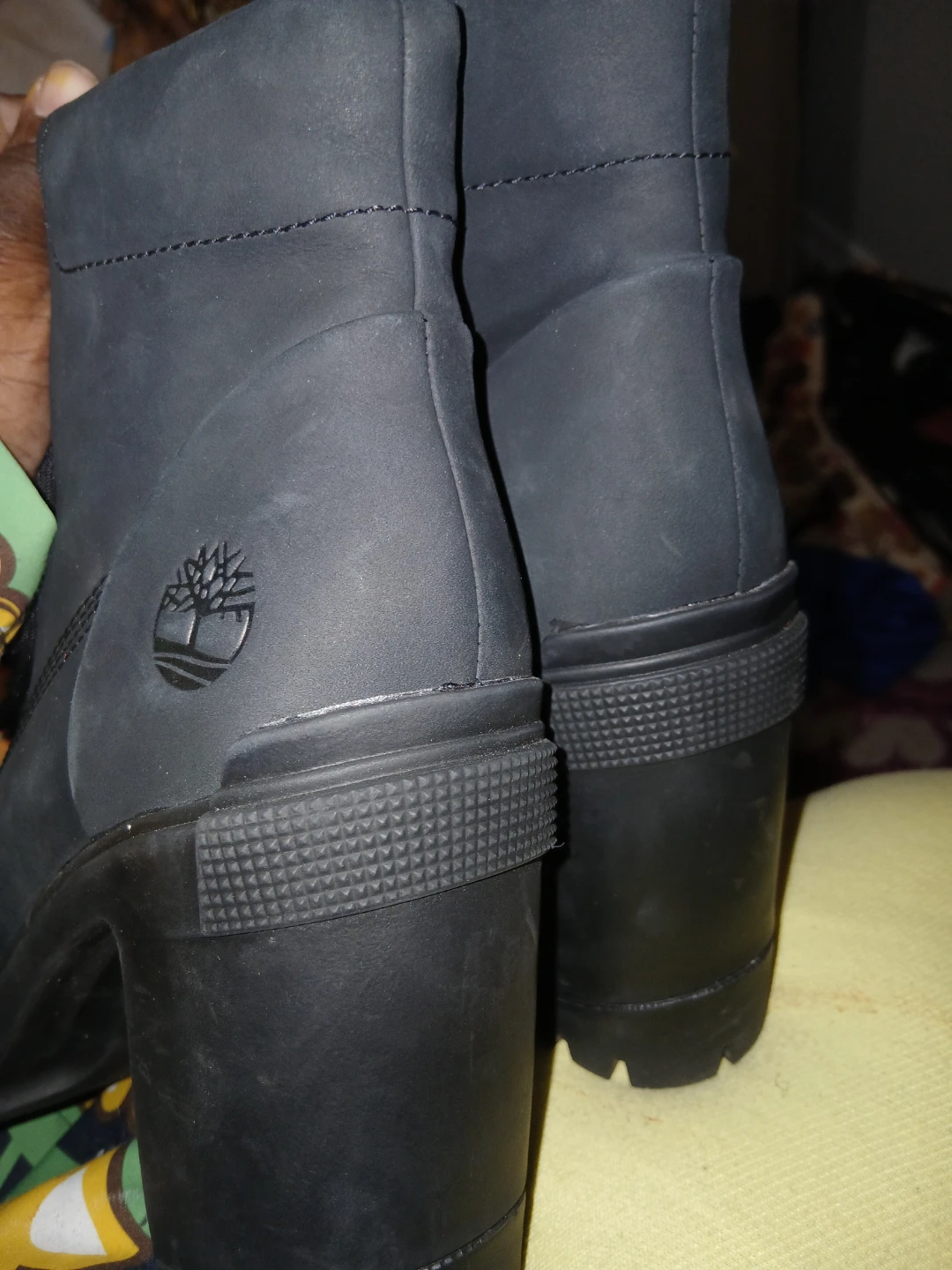 Timberland Black Leather Heeled Boots - photo 3