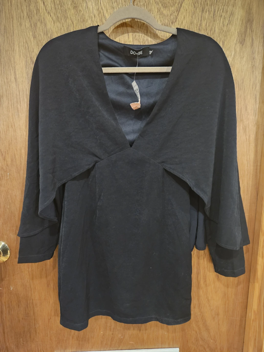 DO+BE Black Blouse - Size Small