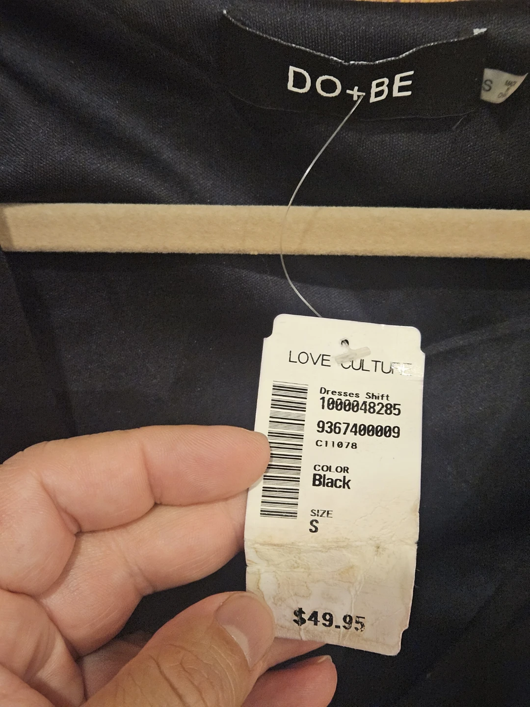 DO+BE Black Blouse - Size Small - photo 3