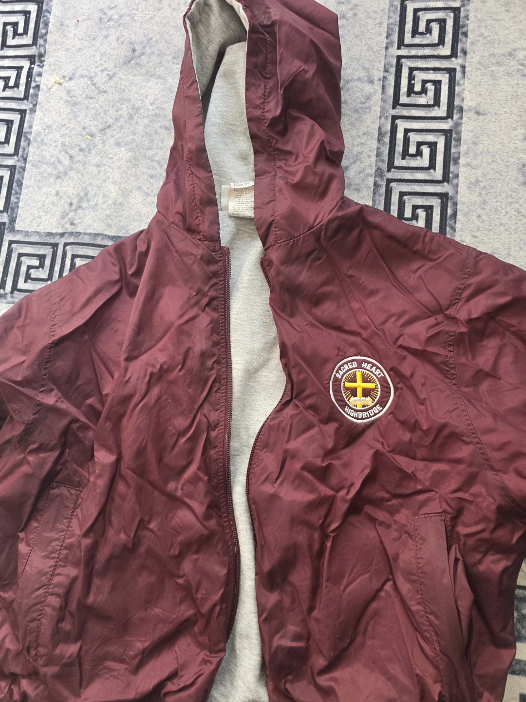 Burgundy Sacred Heart Highbridge Jacket M