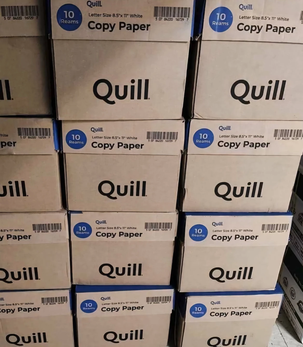 Quill Copy Paper Letter Size 8.5"x11" White