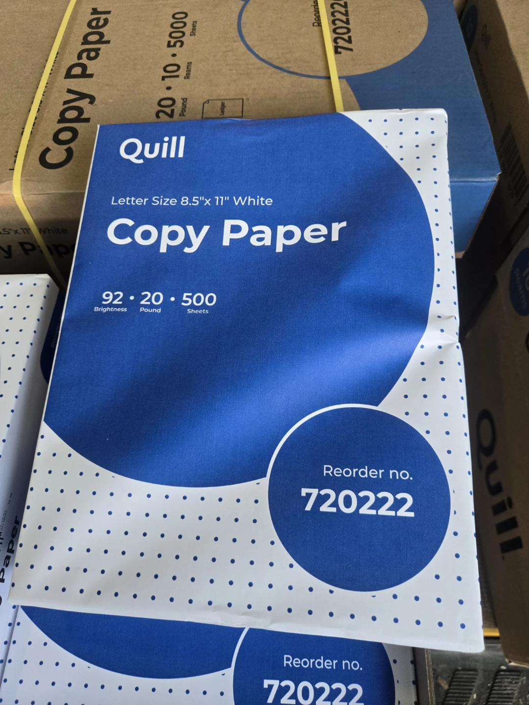 Quill Copy Paper Letter Size 8.5"x11" White - photo 2
