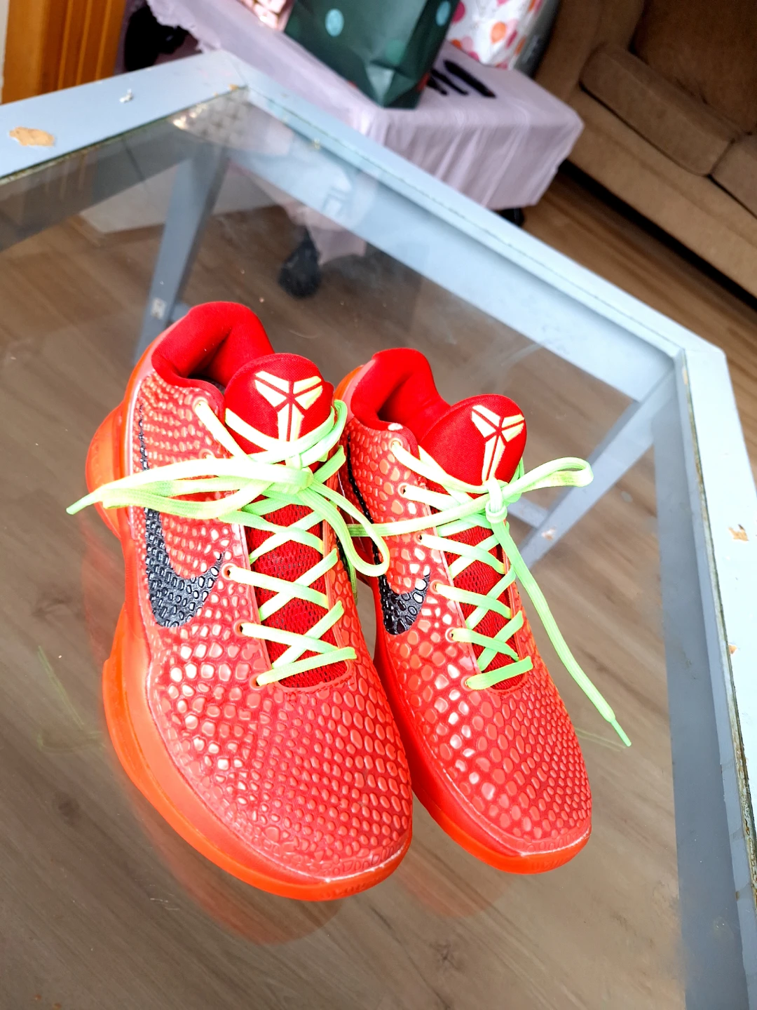 Nike Kobe 6 Protro 'Reverse Grinch' Basketball Shoes