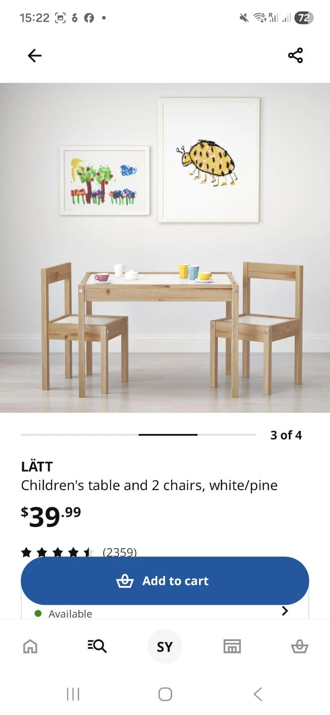 Child table set - photo 3