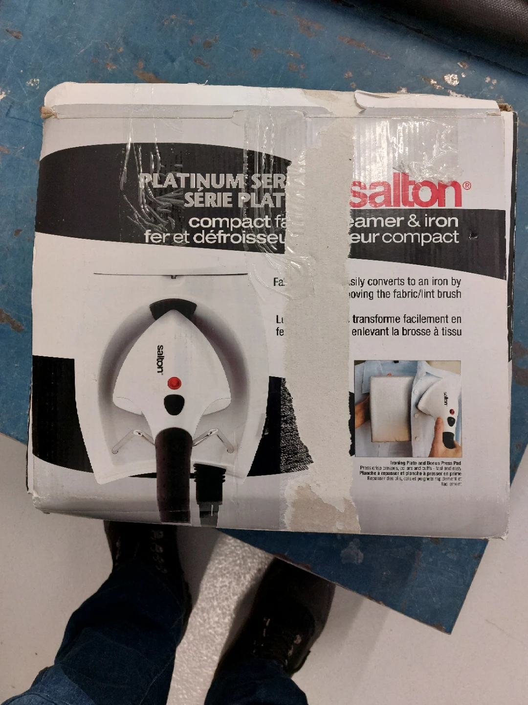 Salton Platinum Series Fabric Steamer & Iron