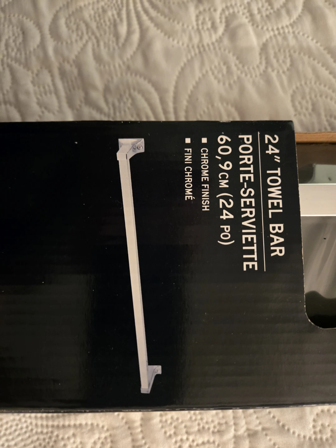 Peerless 24" Towel Bar - Chrome Finish
