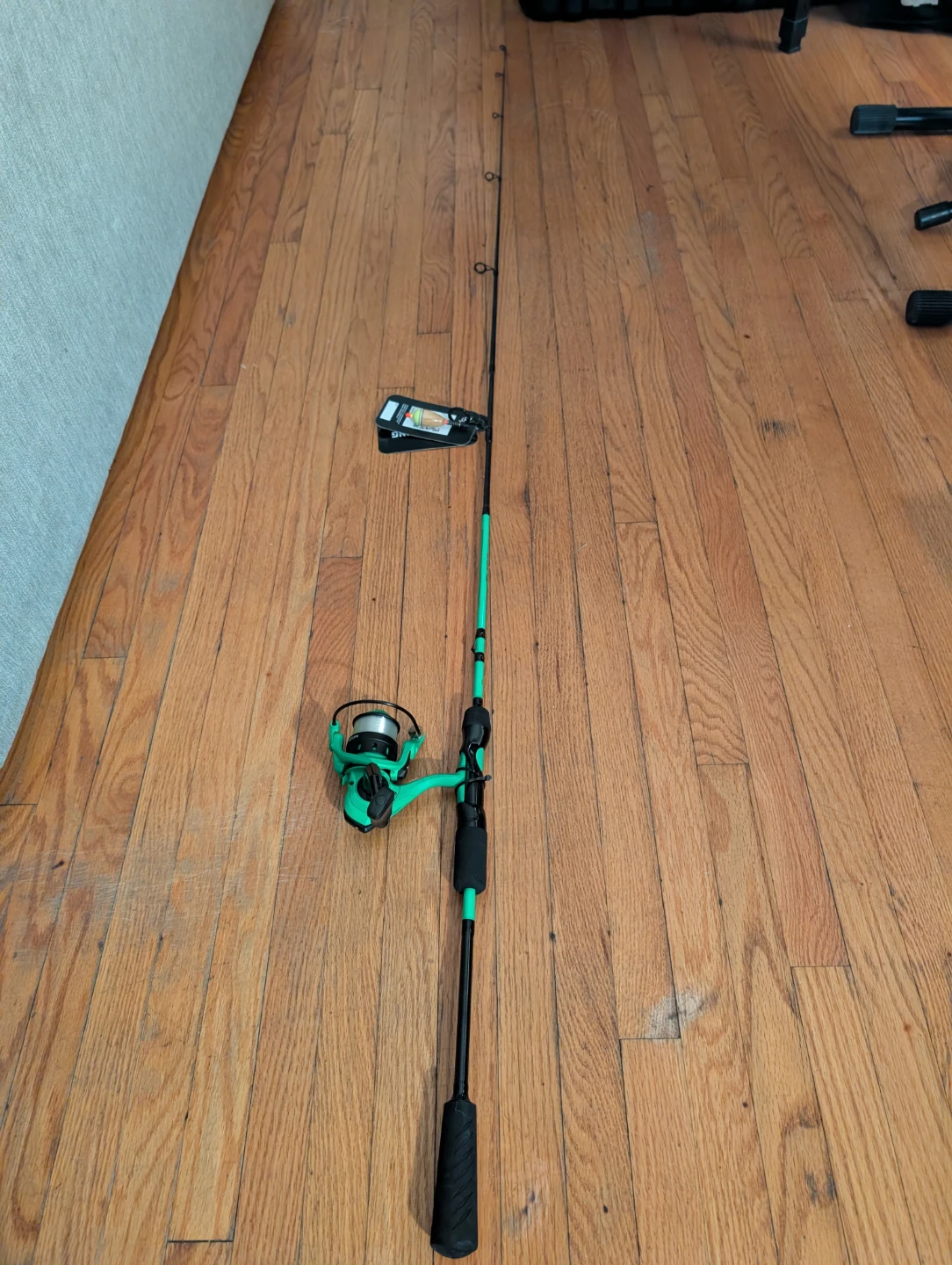 NEW Fate Neon Green Fishing Rod & Reel Combo