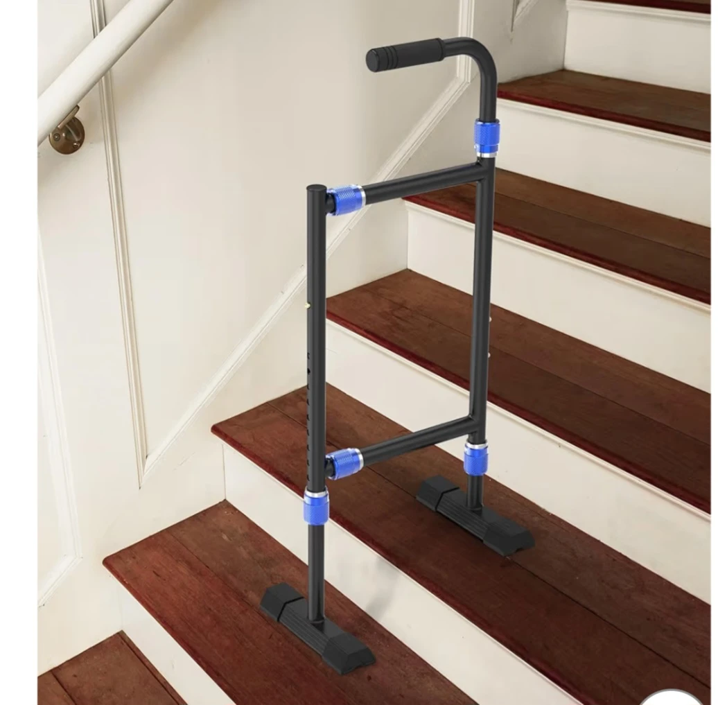 Height & Width Adjustable Stair Assist Cane for Seniors - photo 2