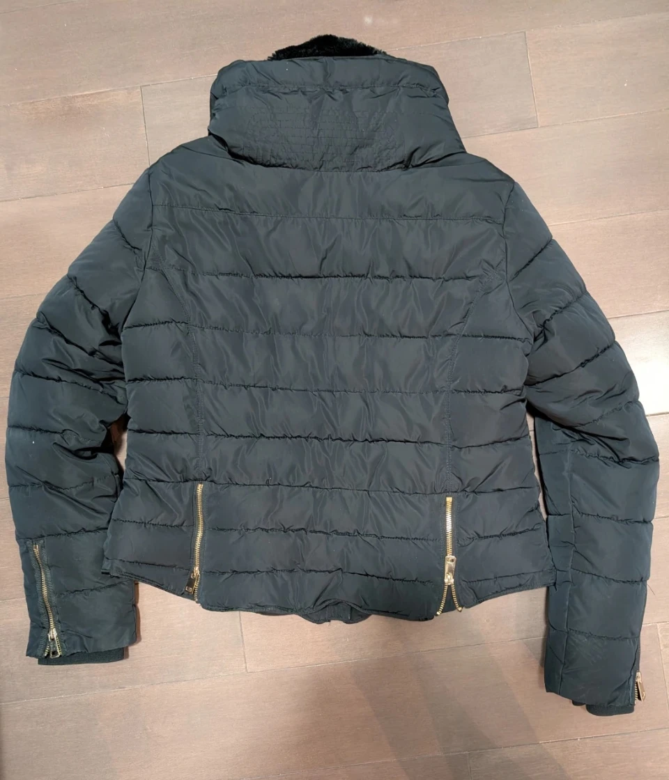 Zara dark blue Puffer Jacket - photo 2