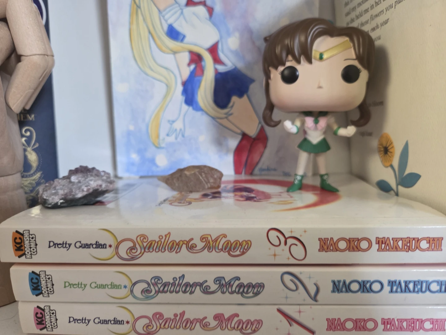 Sailor Moon Manga Volumes 1-3 + Funko Pop