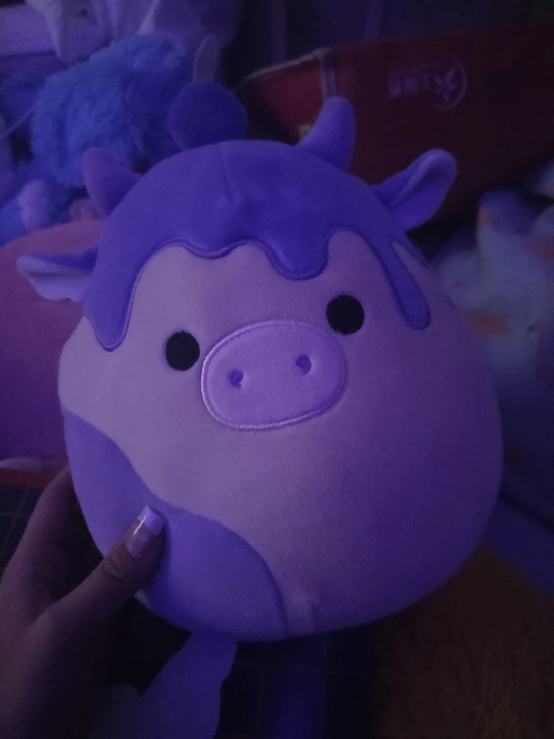 Purple Cow Plush Toy