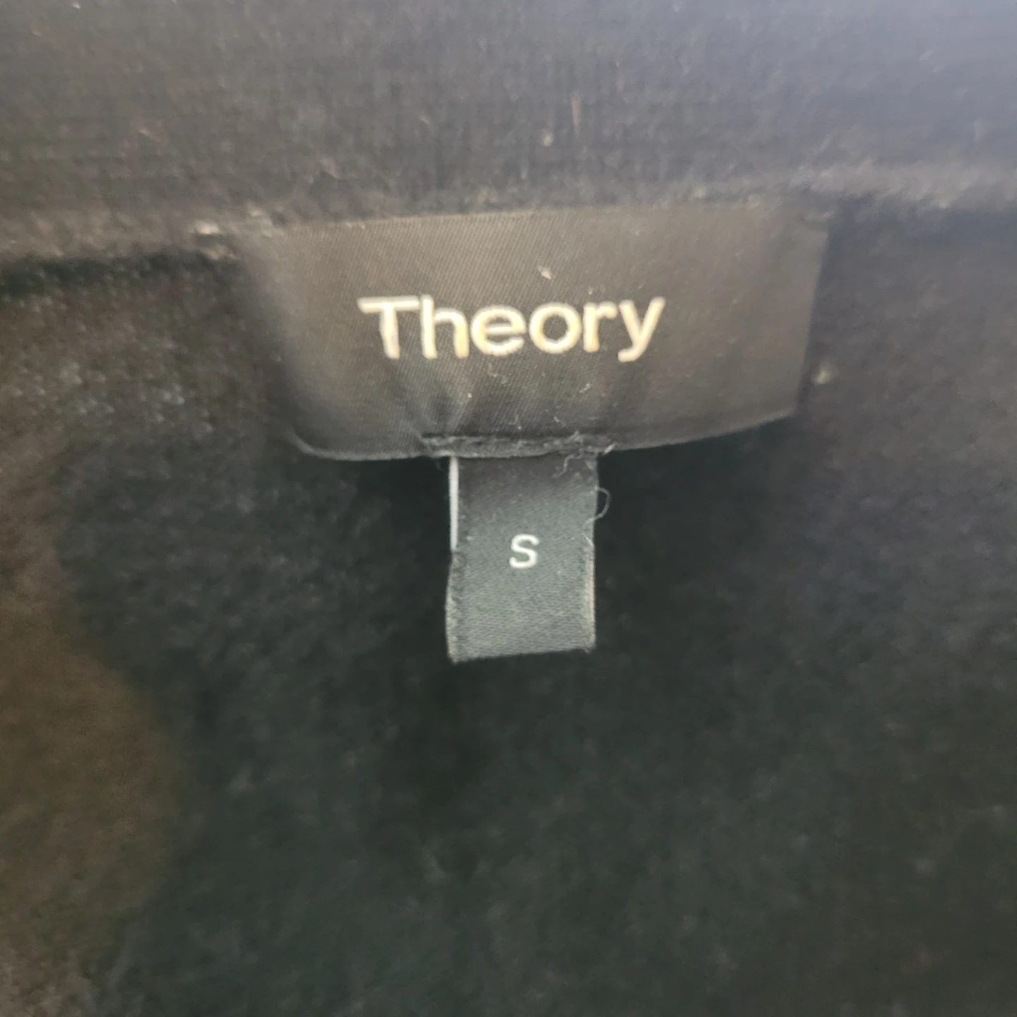 Theory Black Bell Sleeve Cashmere Cardigan - Size S - photo 3