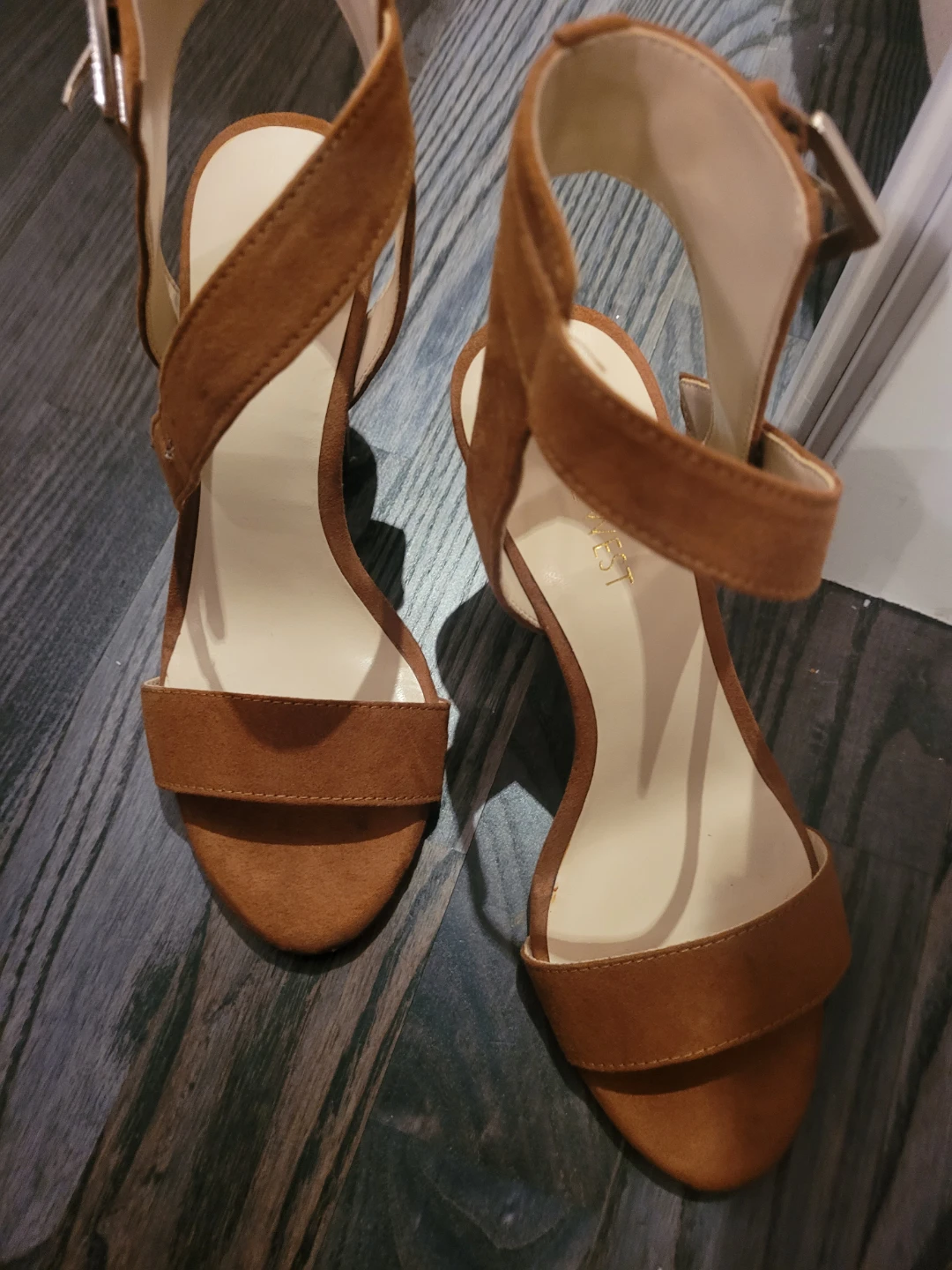 Size 5.5 Tan Suede Shoes Nine West