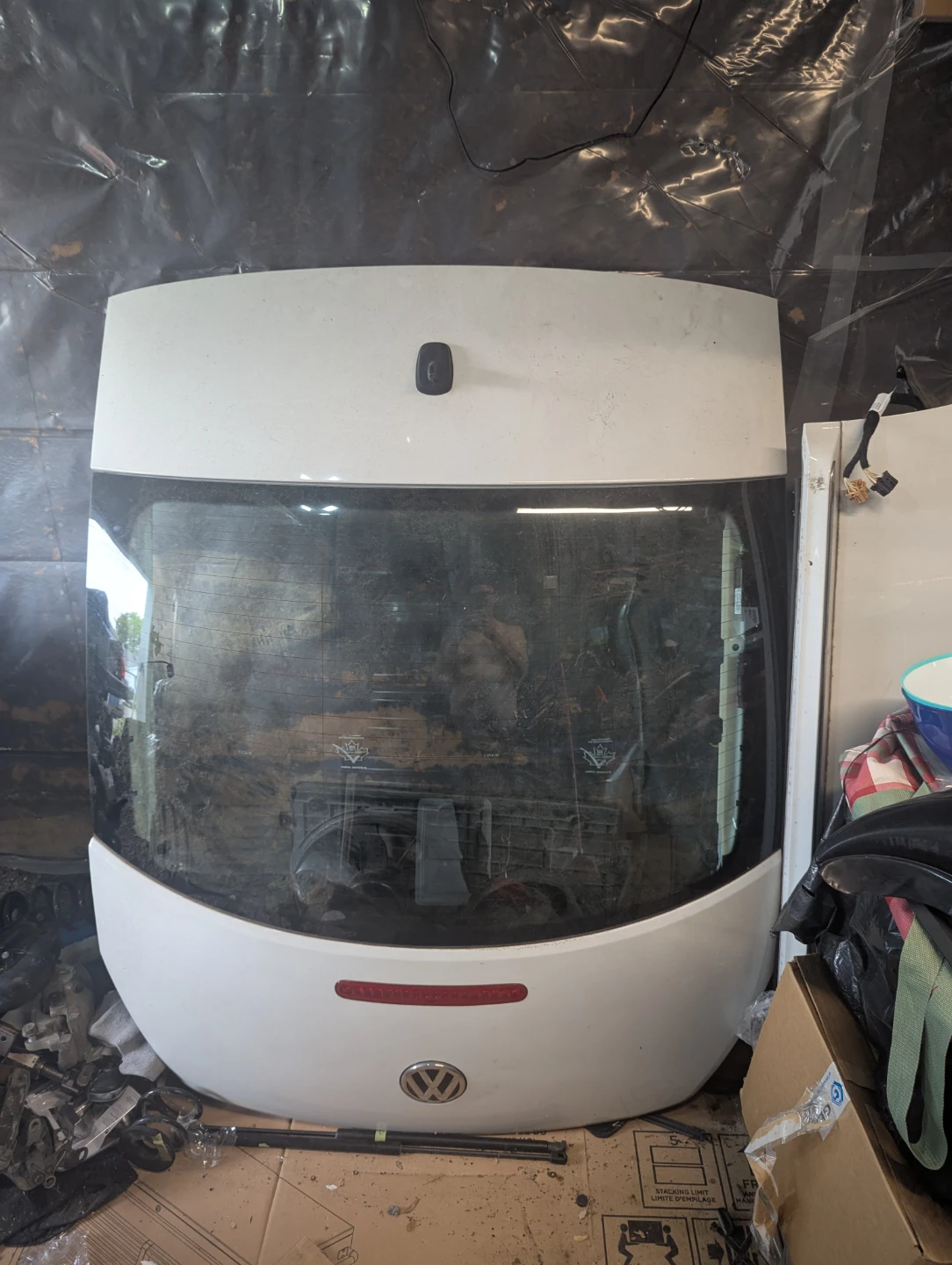 Volkswagen White Hatch Trunk