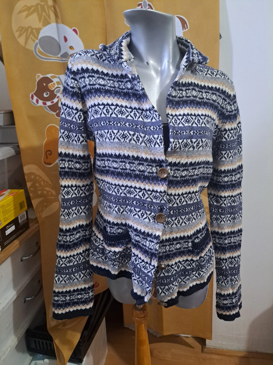 Cute print sweater