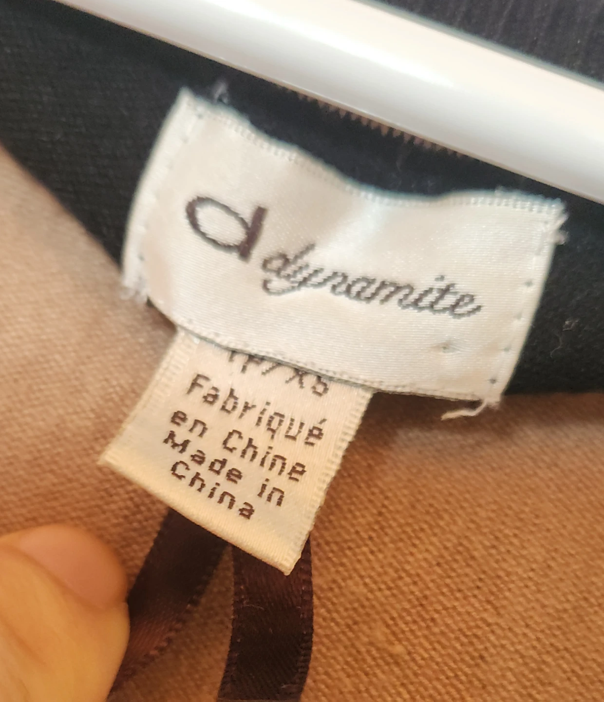 Dynamite Striped Long Sleeve Top - Size XS - photo 2