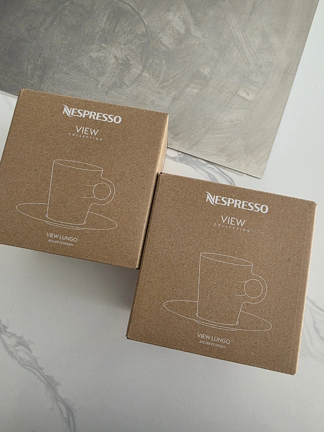 Nespresso view lungo cups