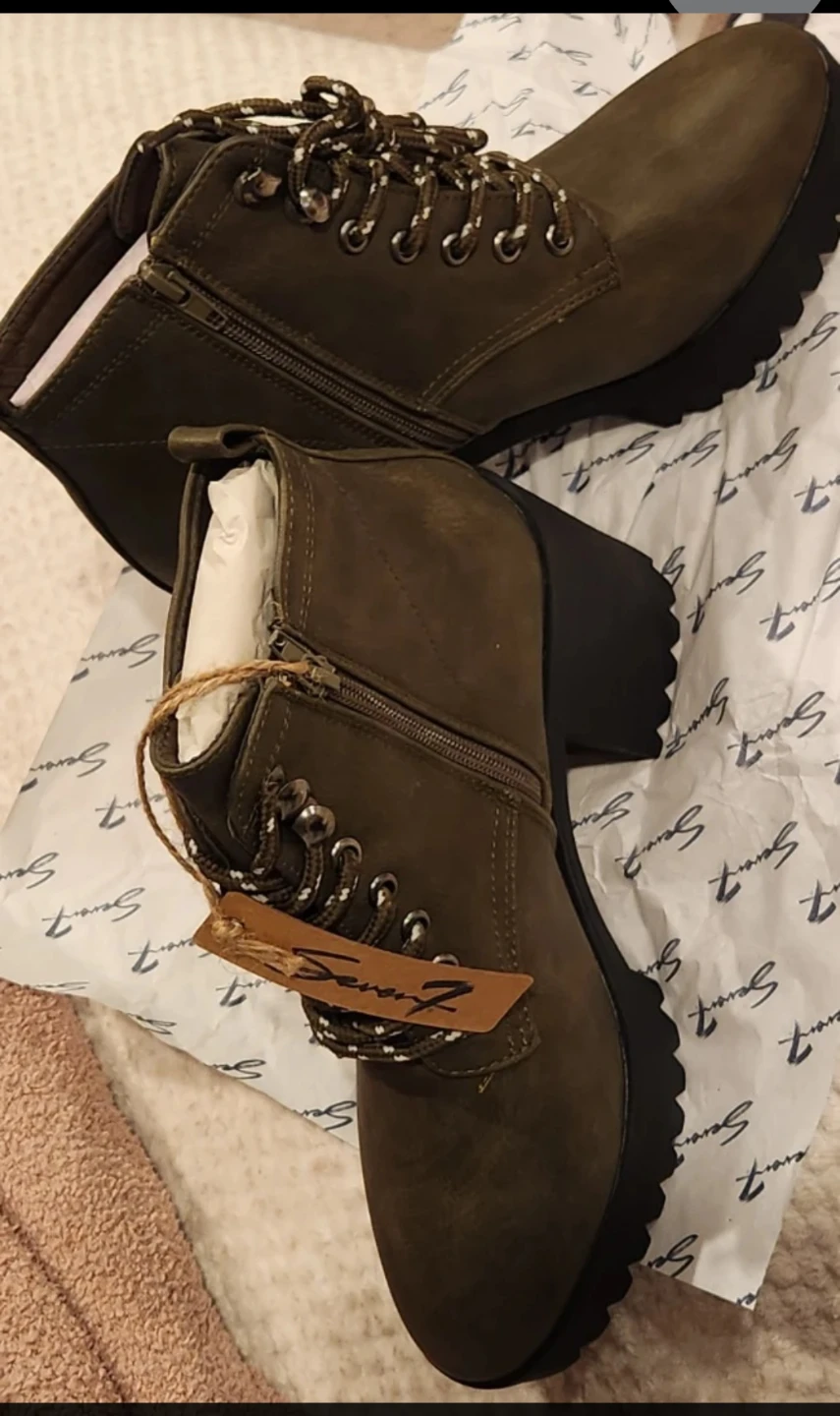Seven7 Lace-Up Combat Boots-Different sizes available. - photo 2