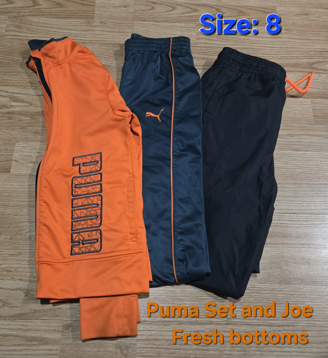 Puma Track Set and Bottoms - Size 8