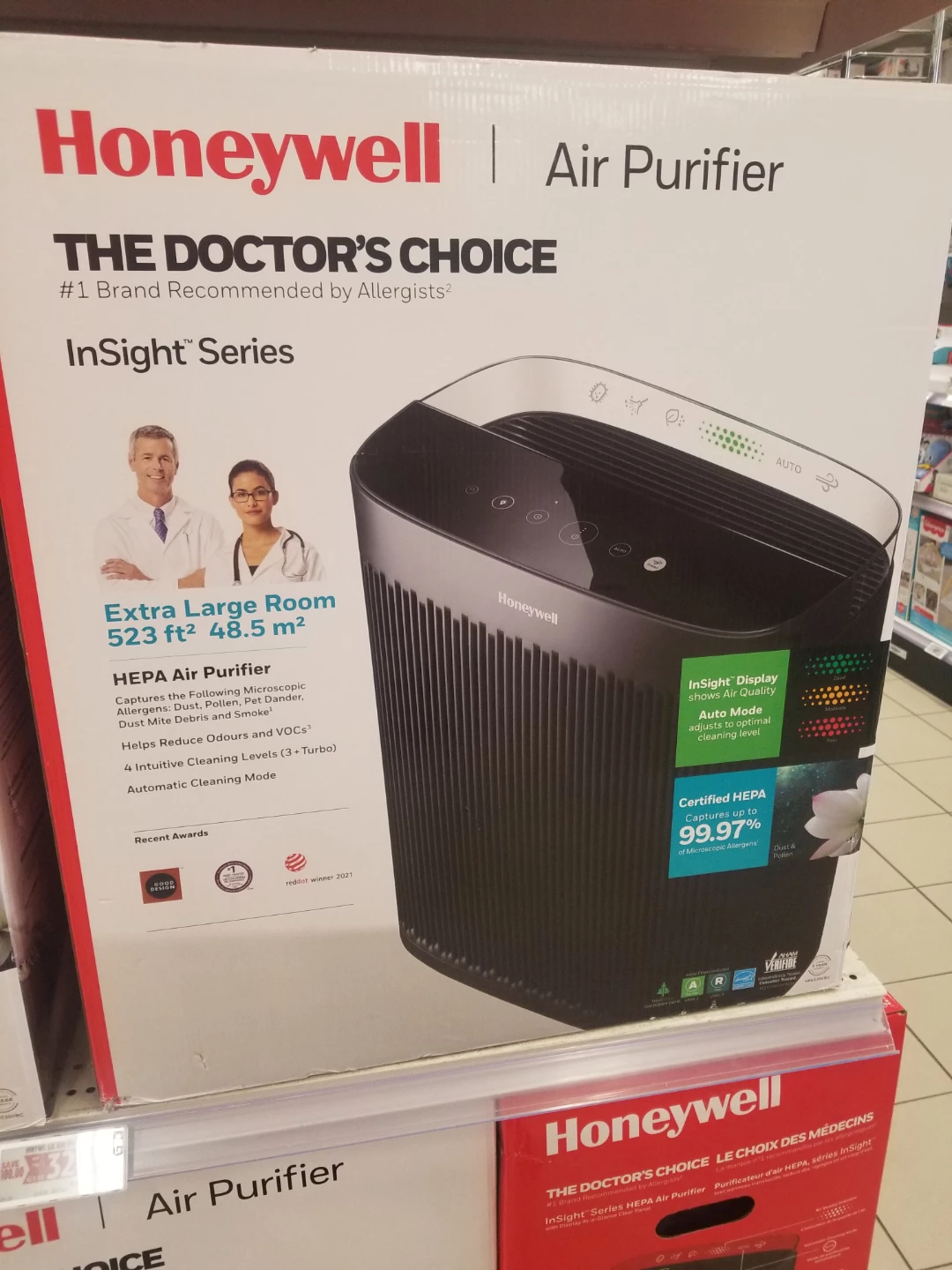 Honeywell InSight HEPA Air Purifier - Extra Large Room