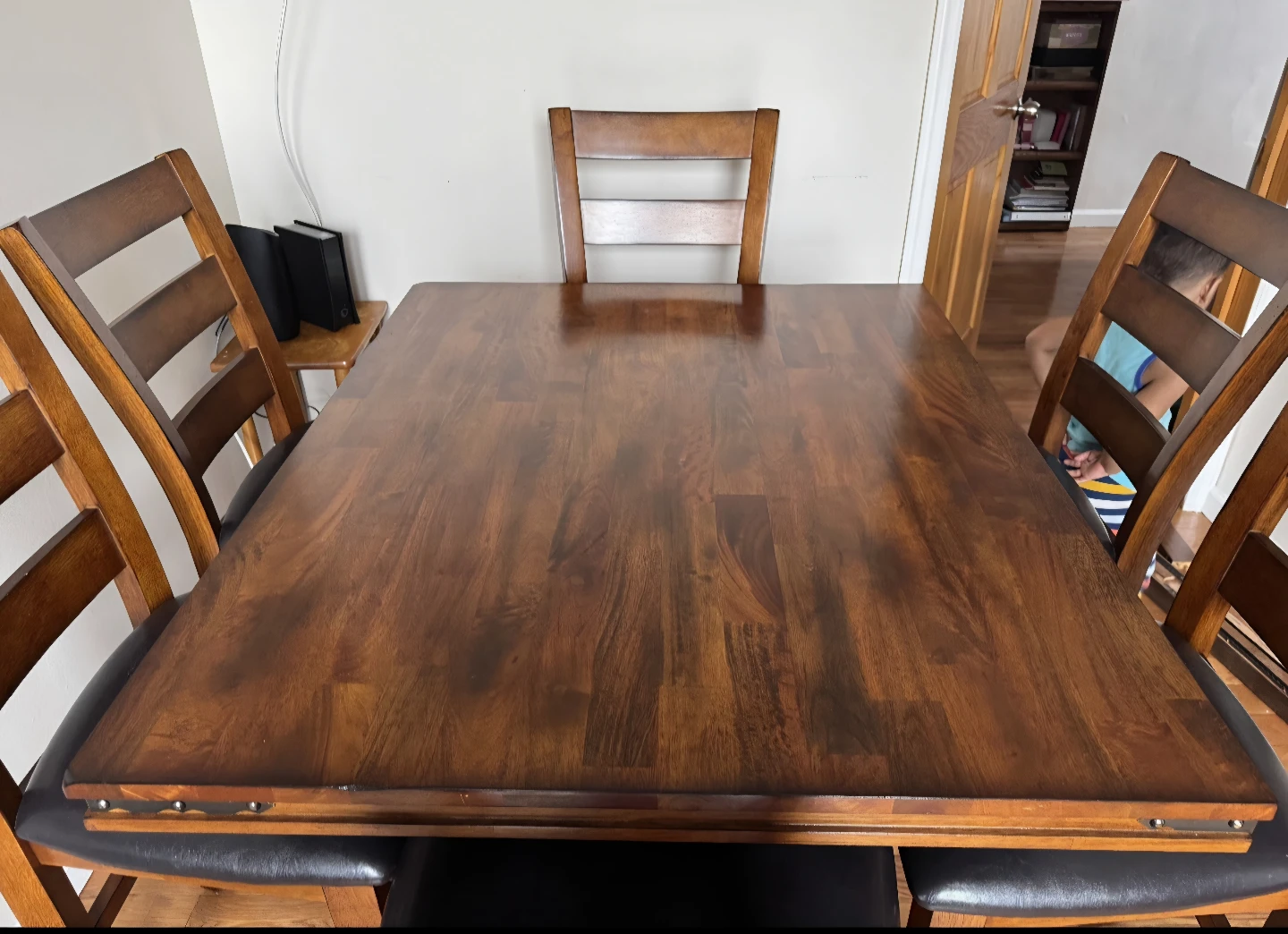 Wooden Dining Table with 6 Chairs - photo 3