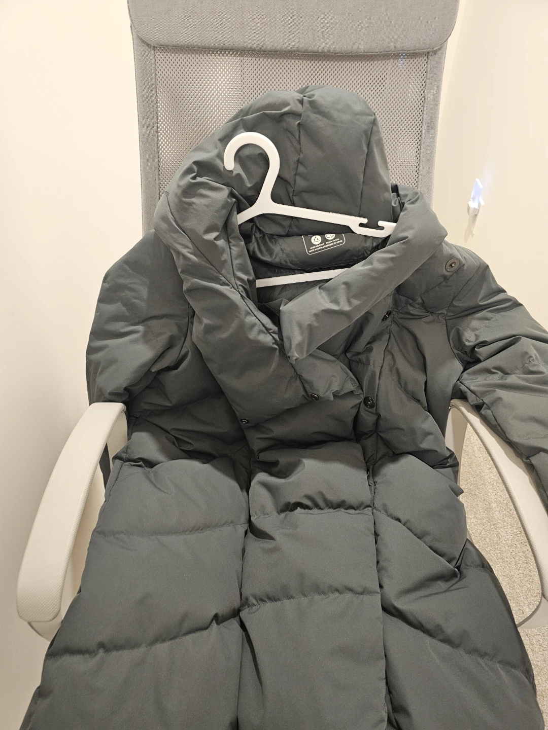 The North Face Quilted Down Parka - Grey