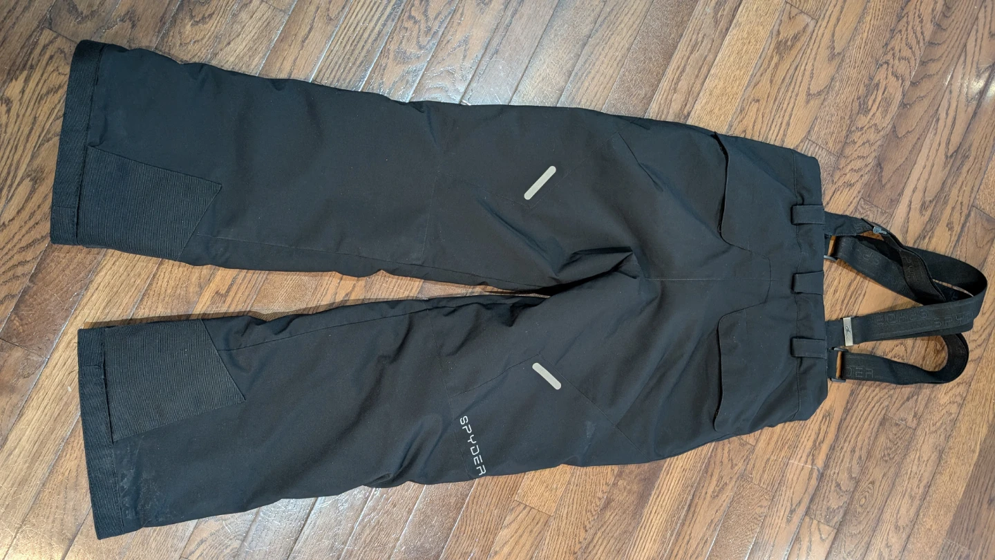 Spyder Ski Pants with Suspenders black youth 14 - photo 2