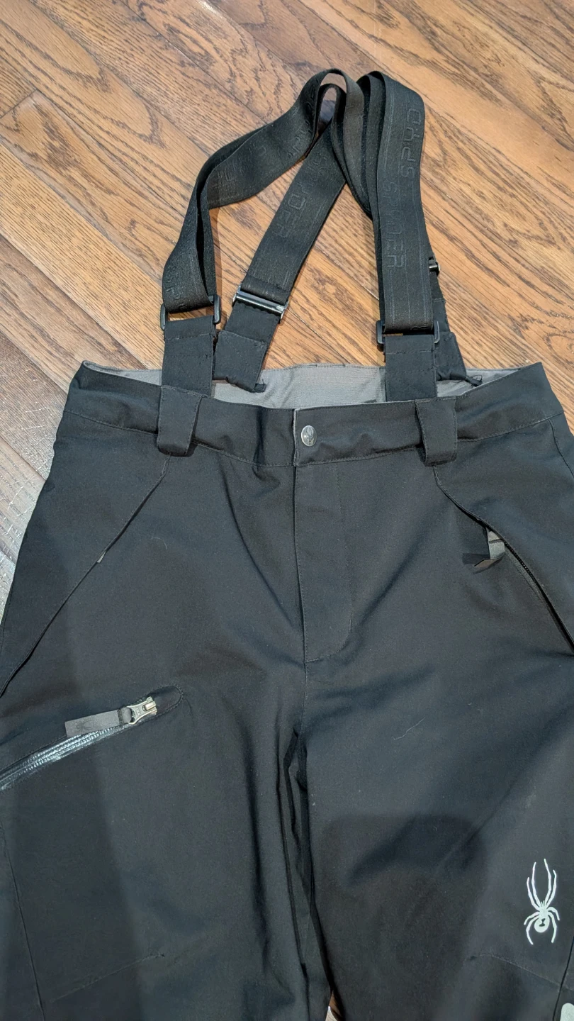Spyder Ski Pants with Suspenders black youth 14 - photo 3