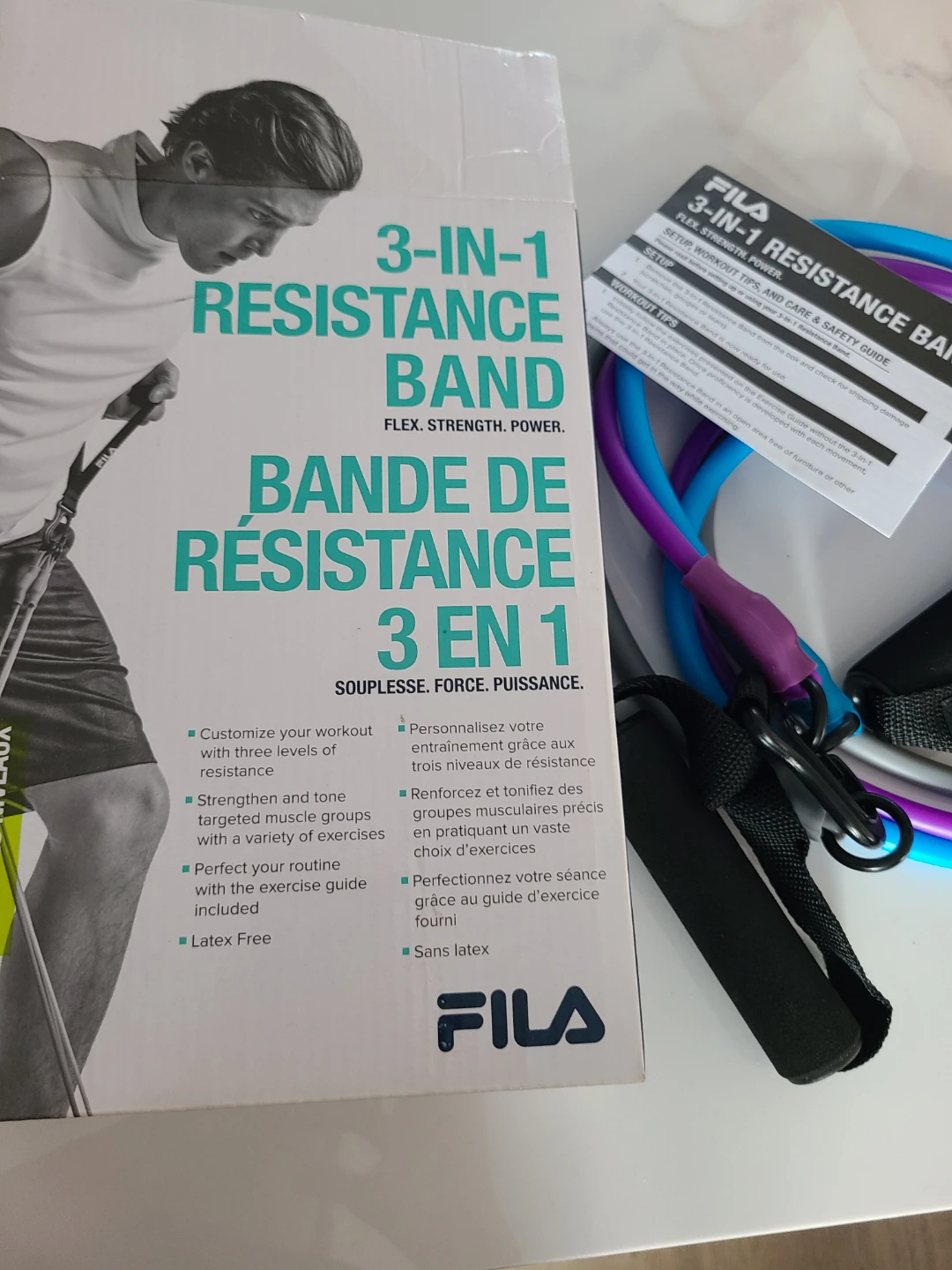 Fila 3-in-1 Resistance Band Set - New - photo 2