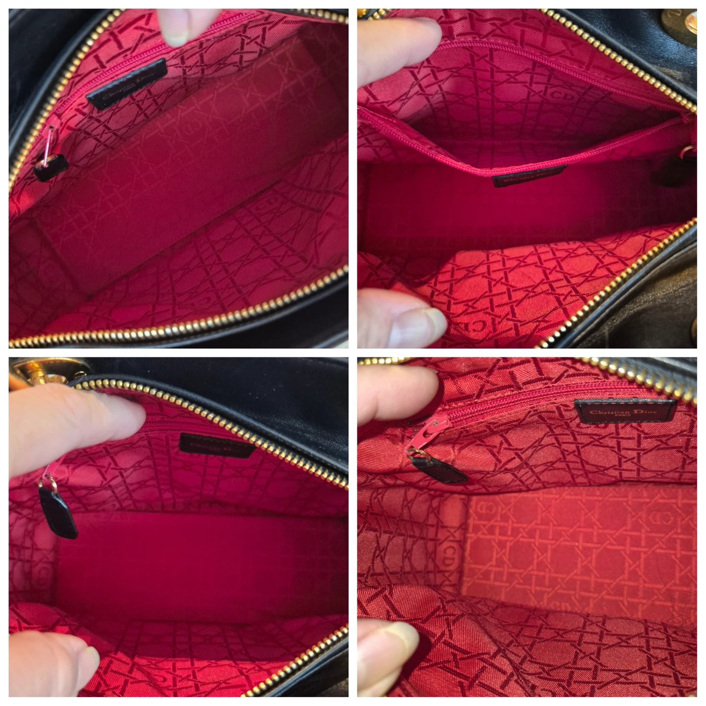 Lady Dior Cannage Lambskin Handbag - photo 3