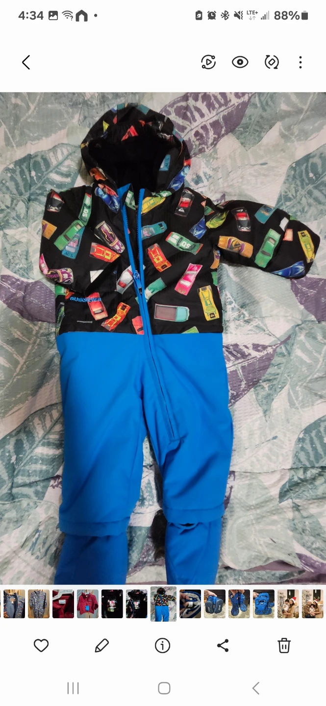 Quiksilver Utility 9M Snowsuit - Kids