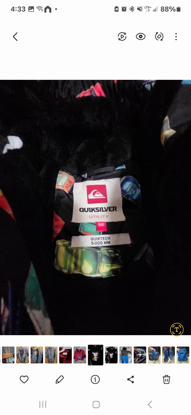 Quiksilver Utility 9M Snowsuit - Kids - photo 3