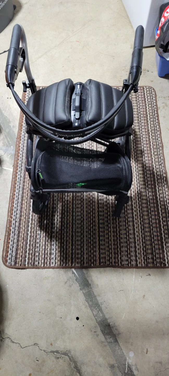 Upright Walker with Seat and Basket