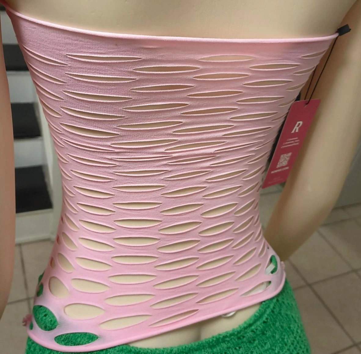 .Pink Cutout Tube Top - photo 2