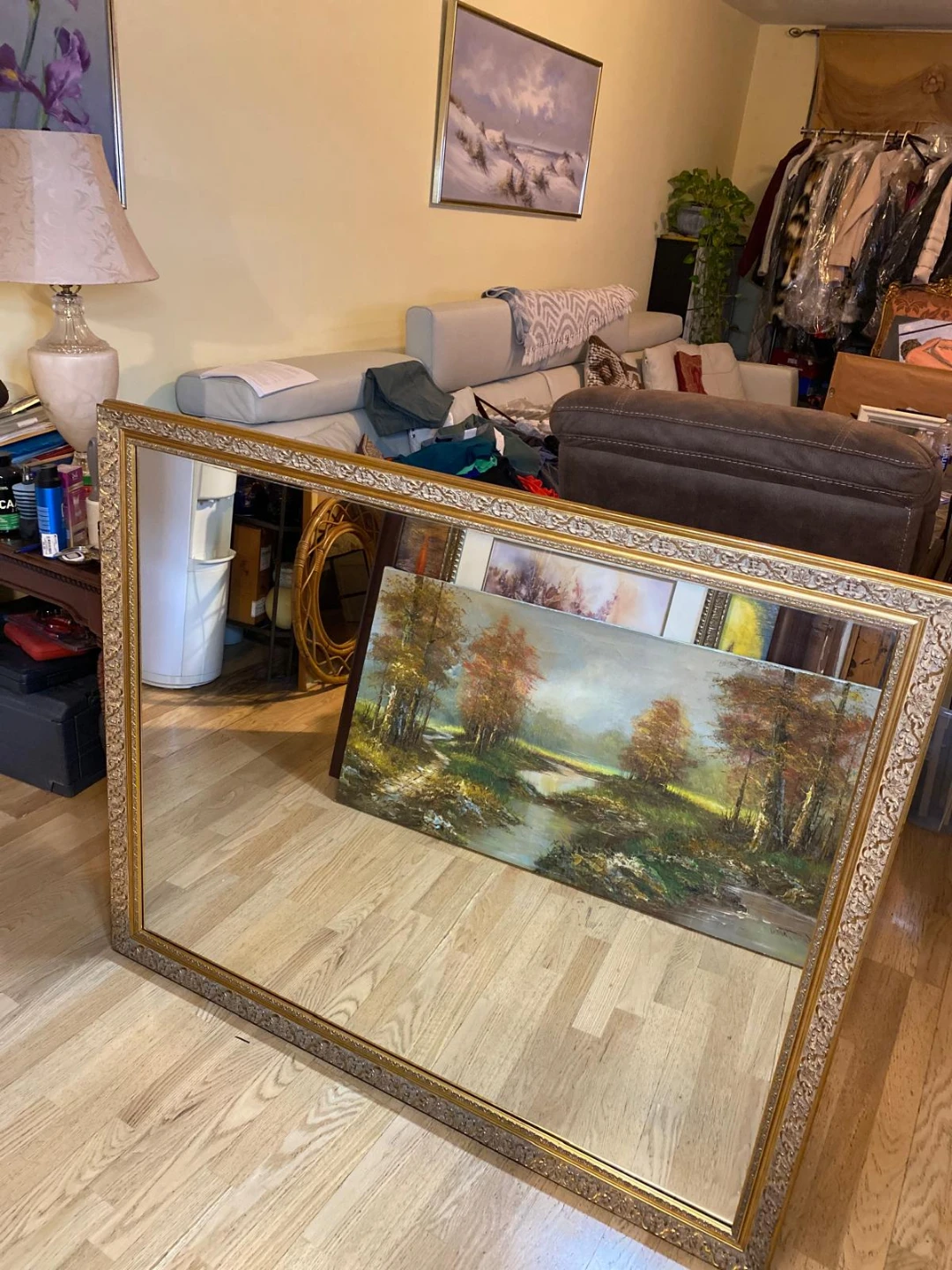 Ornate Gold Framed Mirror