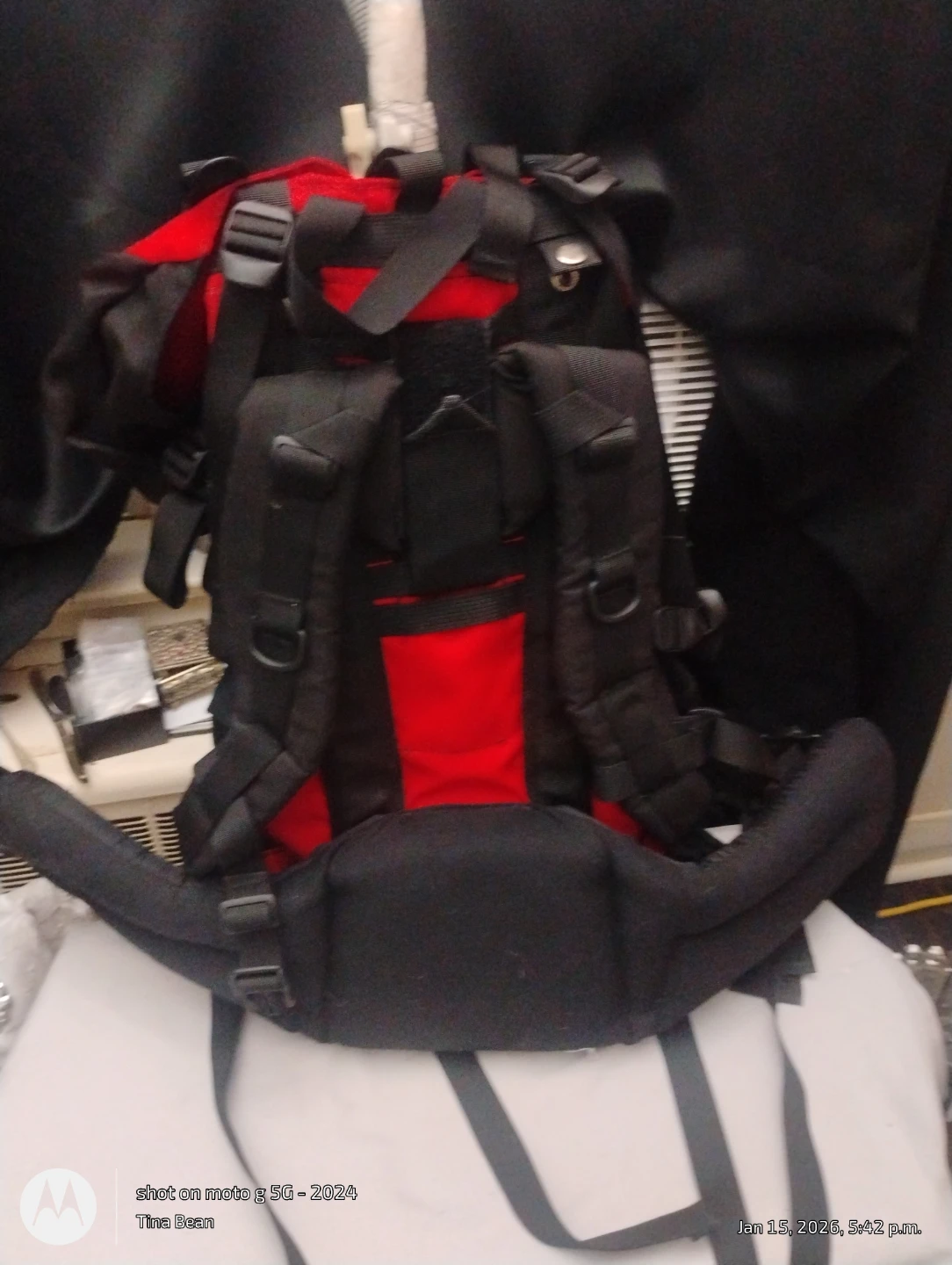 Woods Red/Black 60L Backpack - photo 2