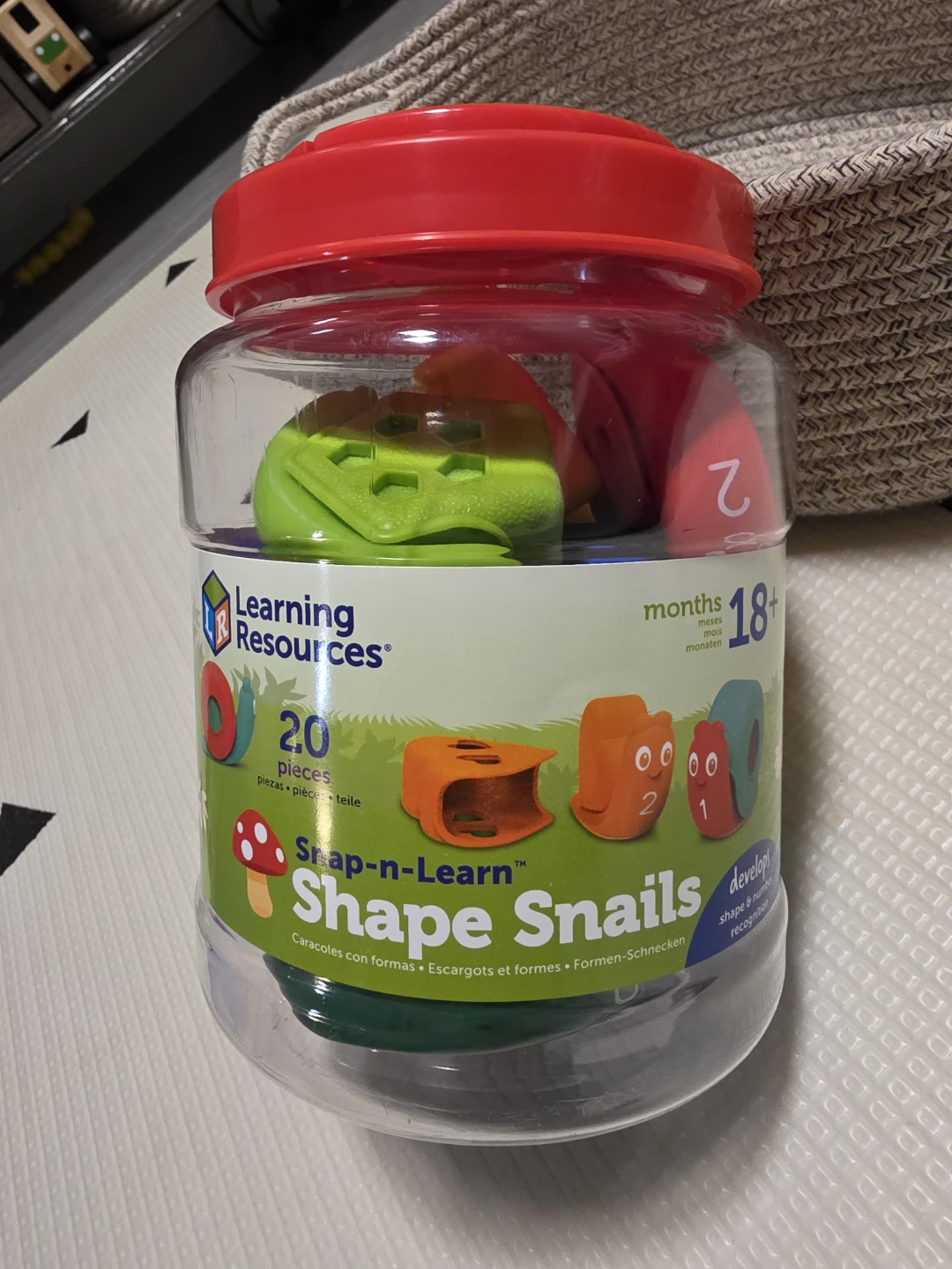 Brand new! Learning Resources Shape Snails - 18+ Months