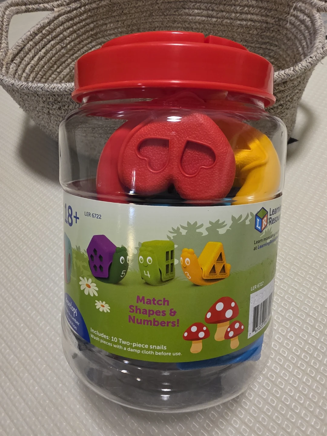 Brand new! Learning Resources Shape Snails - 18+ Months - photo 2