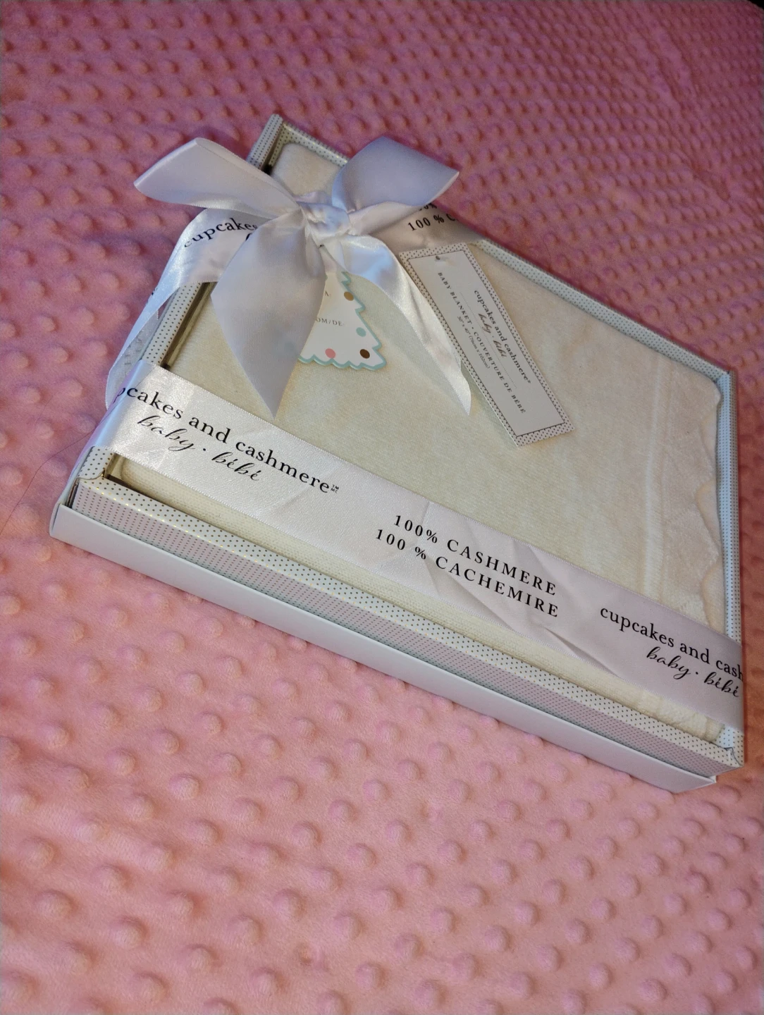 New Cupcakes and Cashmere Baby Blanket - 100% Cashmere - photo 3
