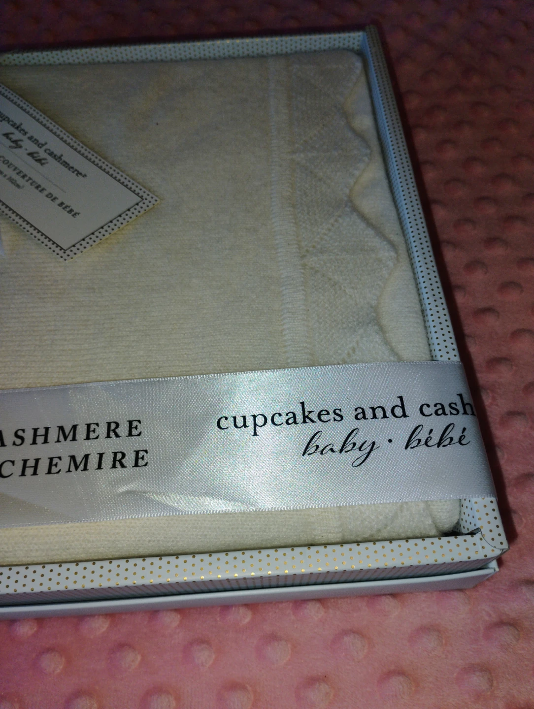 New Cupcakes and Cashmere Baby Blanket - 100% Cashmere - photo 5