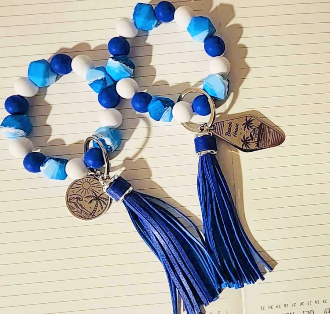 Beach Themed Wristlets