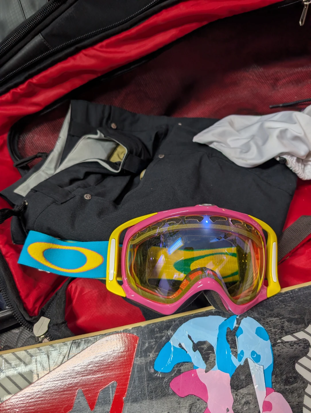 Oakley Snow Goggles - Pink/Yellow