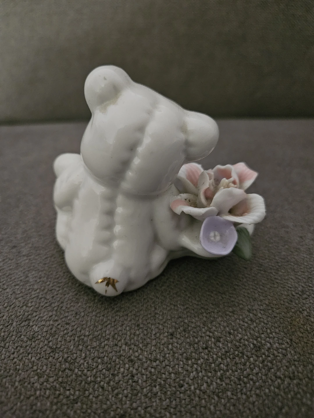 Vintage Porcelain Teddy Bear Figurine 🥕 - photo 2