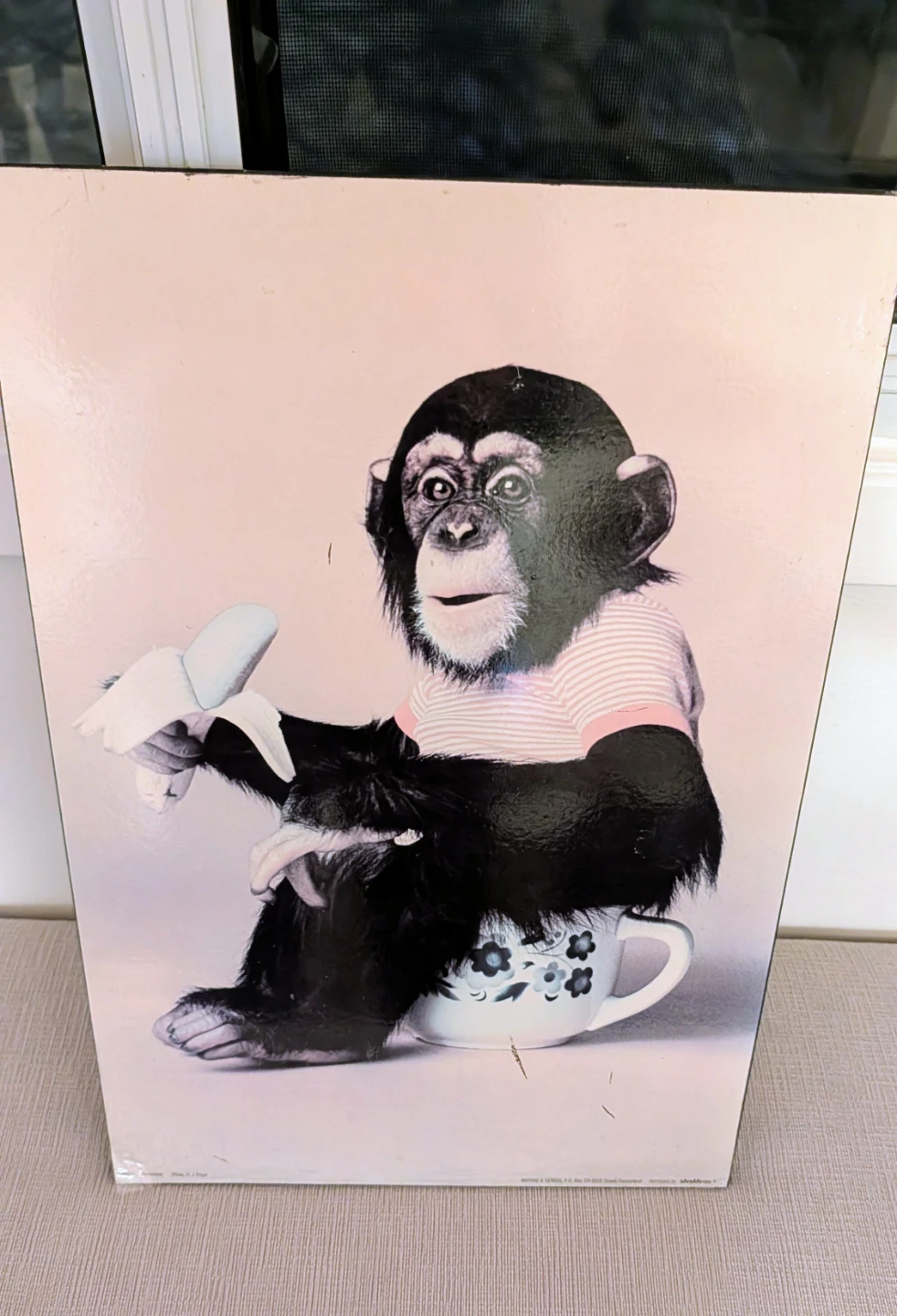 Banana Chimp Art Print - photo 4